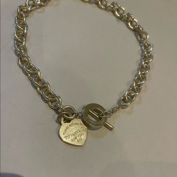 Tiffany And Co Heart Toggle Necklace 